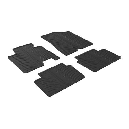 Set covorase auto din cauciuc Hyundai I30 09.2015-01.2017 3/5 usi Hatchback/ Combi, Kia Ceed 09.2015-05.2018 cu 3/5 usi Hatchback/ Combi, Negru, Gledring , 4 buc. AutoDrive ProParts