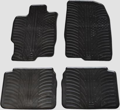 Set covorase auto din cauciuc Mazda 6 12.2007- 2012, Negru, Gledring, 4 buc. AutoDrive ProParts