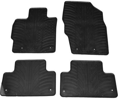 Set covorase auto din cauciuc Mazda CX-7 2007-2012 (motorizare diesel), Negru, Gledring, 4 buc. AutoDrive ProParts