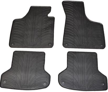 Set covorase auto din cauciuc Audi A3 Hatchback/ Sportback (8P) 2003-2011, 3/5 usi, , Negru, Gledring, 4 buc. AutoDrive ProParts
