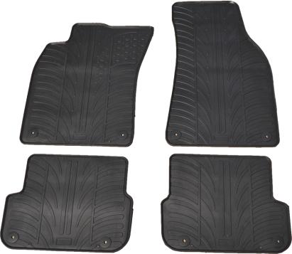 Set covorase auto din cauciuc Audi A6 Sedan (4F/C6) 2004-2010, Negru, Gledring, 4 buc. AutoDrive ProParts
