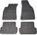 Set covorase auto din cauciuc Audi A4 8E (B6/B7) 2001-2006, Seat Exeo 2009-2013, Negru, Gledring, 4 buc. AutoDrive ProParts