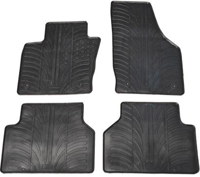 Set covorase auto din cauciuc Audi Q3 (8U) 2011-12.2018, Negru, Gledring, 4 buc. AutoDrive ProParts