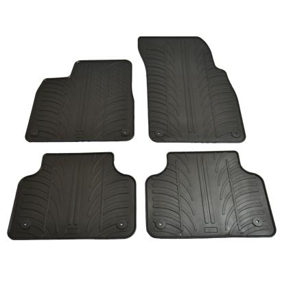 Set covorase auto din cauciuc Audi Q7 (4M) 06.2015-2020, Audi Q7 2020-, Q8 (4M) 05.2018-, Negru, Gledring, 4 buc. AutoDrive ProParts