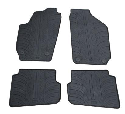 Set covorase auto din cauciuc Skoda Fabia 1 2002-2007, Facelift 03.2007-2014, Negru, Gledring, 4 buc. AutoDrive ProParts