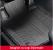 Set covorase auto din cauciuc Bmw X4 (F26) 08.2014-06.2018, Negru, Gledring, 4buc. AutoDrive ProParts