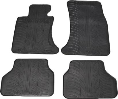 Set covorase auto din cauciuc BMW Seria 5 (E60/E61) 2004-2009, x-drive, Negru, Gledring, 4 buc. AutoDrive ProParts