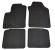 Set covorase auto din cauciuc Lancia Ypsilon 06.2011-, Negru, Gledring, 4 buc. AutoDrive ProParts