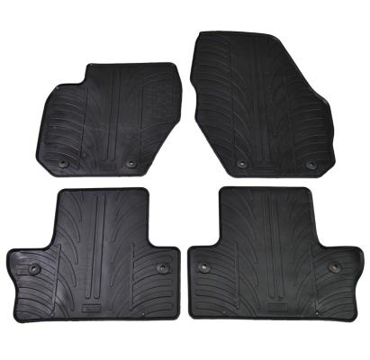 Set covorase auto din cauciuc Volvo S60 2010-08.2018, V60 2010-08.2018, Negru, Gledring, 4 buc. AutoDrive ProParts