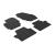 Set covorase auto din cauciuc Volvo V70 2007-07.2016, Volvo XC70 2008-07.2016, Negru, Gledring, 4 buc. AutoDrive ProParts