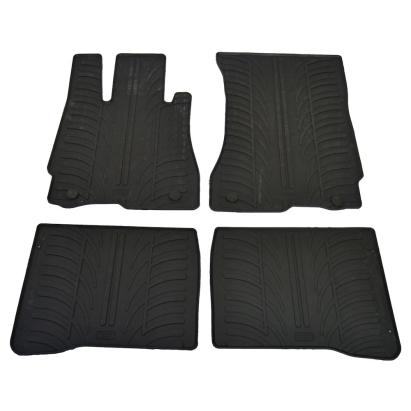 Set covorase auto din cauciuc Mercedes Clasa S (W221) 2005-08.2013, Negru, Gledring, 4 buc. AutoDrive ProParts