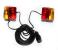 Kit magnetic remorca auto BestAutoVest cu lampi de 105x95x52mm, 12V, cablu de 7,5m, fisa remorca cu 7 pini, cu omologare E AutoDrive ProParts