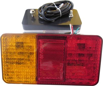 Lampa auto BestAutoVest pentru remorca cu 40 leduri, cu 3 functii stanga/dreapta, 10-30V, 150 x 80 x 29 mm, 1 buc. AutoDrive ProParts