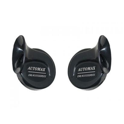 Set 2 claxoane auto Automax 12V Negre cu tonuri inalte si joase AutoDrive ProParts