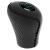 Ornament schimbator de viteze RaceSport negru cusatura neagra, pentru treapta marsalier cu ridicare inel AutoDrive ProParts