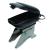 Cotiera auto universala Carpoint carbon, tapitata cu vinil negru AutoDrive ProParts