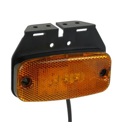 Lampa gabarit auto Carpoint 9-32V orange cu 3 leduri , suport si cablu , 110x50mm , 1 buc. AutoDrive ProParts