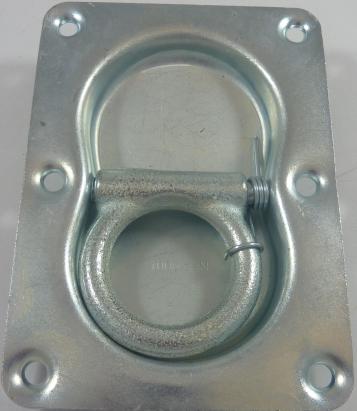 Ochet de ancorare incastrat Realparts pentru remorci auto inel metalic cu pliere in ambele parti 145 x 105 mm 1 buc. AutoDrive ProParts