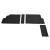Set covorase auto din cauciuc Toyota ProAce 2013-2016, Citroen Jumpy 2 2007-2016, Fiat Scudo 2 2006-2016, Peugeot Expert 2 2006-2016 Pentru Randul 2 AutoDrive ProParts