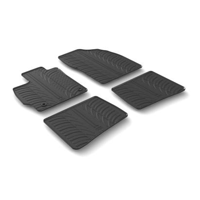 Set covorase auto din cauciuc Toyota Prius Facelift 2012-2016, Negru, Gledring, 4 buc. AutoDrive ProParts