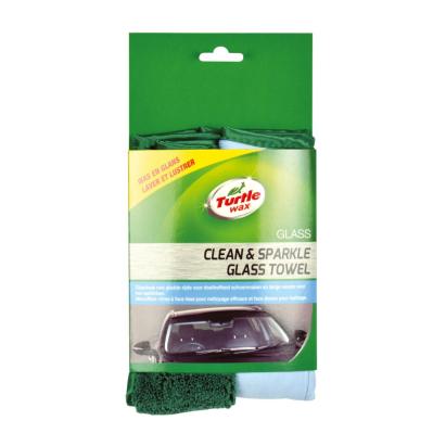 Laveta microfibre TurtleWax X5344TD, cu doua fete pentru sters geamuri AutoDrive ProParts