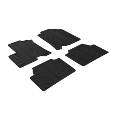Set covorase auto din cauciuc Kia e-NIRO Hatchback 03.2018- (Electric), Negru, Gledring, 4 buc. AutoDrive ProParts