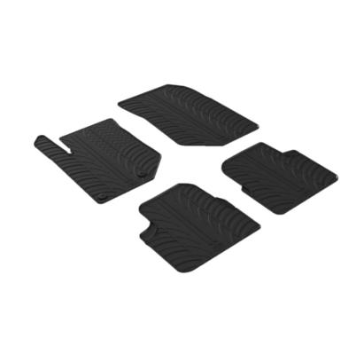Set covorase auto din cauciuc Opel Corsa F 11.2019-, Mokka SUV 03.2021-, Peugeot 208 Hatchback (5 usi, Manual) 11.2019-, 2008 SUV (5 usi, Manual) 01.2020-, Negru, Gledring , 4 buc. AutoDrive ProParts