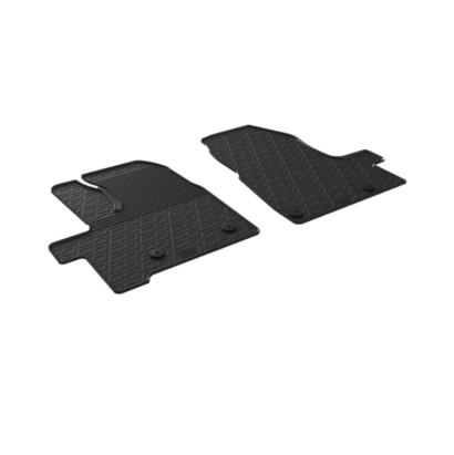 Set covorase auto din cauciuc Ford Turneo Custom 01.2018-, (Automat), fata, Negru, Gledring, 2 buc. AutoDrive ProParts