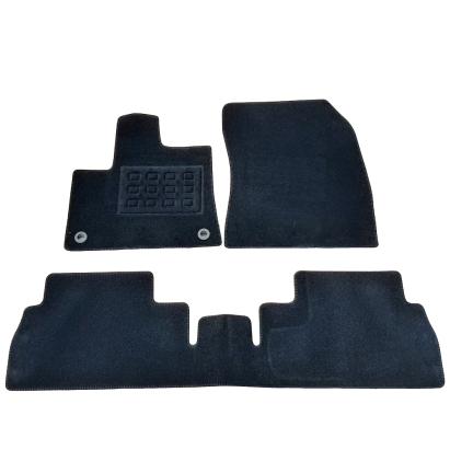 Covorase mocheta Citroen Berlingo, Opel Combo E, Toyota Proace City (Furgon) 2018-Prezent, 2 Locuri, Fix Oval, Negre, set de 2 bucati AutoDrive ProParts