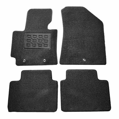 Covorase mocheta Kia Soul 2014-> prezent, Negre, set de 4 bucati AutoDrive ProParts