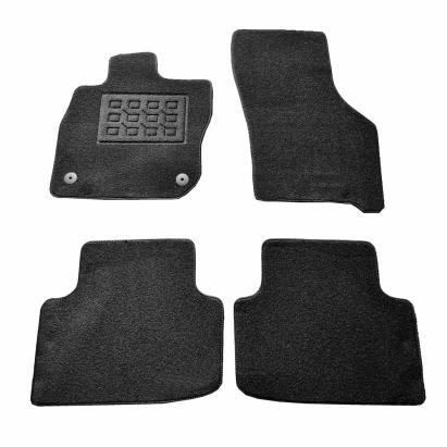 Covorase mocheta Seat Leon 4 eTSI 2020-> prezent, Negre, set de 4 bucati AutoDrive ProParts