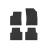 Set covorase auto din cauciuc pentru Opel Crossland 2017-> prezent, presuri RapidAuto, Negru AutoDrive ProParts