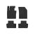 Set covorase auto din cauciuc pentru Seat Arona 2017-> prezent, presuri RapidAuto, Negru AutoDrive ProParts