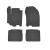 Set covorase auto din cauciuc pentru Suzuki SX4 2 S-Cross Lift 2018-> prezent, presuri RapidAuto, Negru AutoDrive ProParts