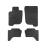 Set covorase auto din cauciuc pentru Mercedes Clasa S W222 Sedan 2013-> prezent; Mercedes Clasa S W222 Sedan Long 2013-> prezent, presuri RapidAuto, Negru AutoDrive ProParts