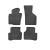 Set covorase auto din cauciuc pentru Bmw Seria 6 G32 Gran Turismo 2017-> prezent, presuri RapidAuto, Negru AutoDrive ProParts
