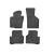 Set covorase auto din cauciuc pentru Ford Ranger 2015-> prezent, presuri RapidAuto, Negru AutoDrive ProParts