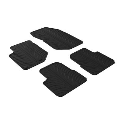 Set covorase auto din cauciuc Citroen C4 Hatchback 01.2021- (Manual/ Automat), Citroen C4 X (Sedan) 01.2021-, Negru, Gledring, 4 buc. AutoDrive ProParts