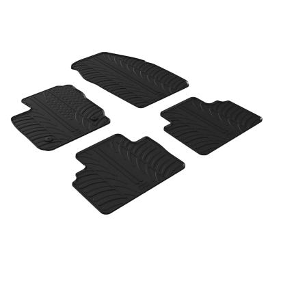 Set covorase auto din cauciuc Ford Tourneo Courier Hatchback 2014-2023 (Manual), Negru, Gledring, 4 buc. AutoDrive ProParts