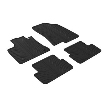 Set covorase auto din cauciuc Dacia Sandero Hatchback/ Stepway 01.2021- (Manual), Negru, Gledring, 4 buc. AutoDrive ProParts