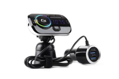Modulator FM Bluetooth cu incarcator 2,4A + QC 3.0 BT-03, Amio AutoDrive ProParts