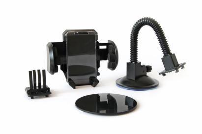 Suport auto pentru telefon AMIO HOLD-03, cu brat flexibil, fixare ventuza, deschidere 50-107mm AutoDrive ProParts