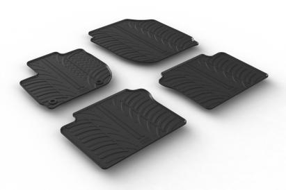 Set covorase auto din cauciuc Honda HR/Hybrid 12.2021, (Manual/ Automat), Negru, Gledring, 4 buc. AutoDrive ProParts