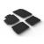 Set covorase auto din cauciuc Suzuki SX4/ S-Cross, Hybrid SUV 11.2021 (Manual/ Automat), Negru, Gledring, 4 buc. AutoDrive ProParts