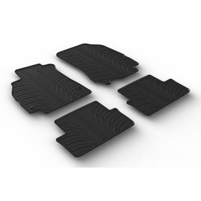 Set covorase auto din cauciuc Renault Fluence 2009-2010, Negru, Gledring, 4 buc. AutoDrive ProParts