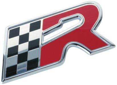 Ornament auto, Logo 3D R With Flag crom 46X25mm AutoDrive ProParts