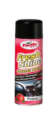 Spray silicon bord Turtle Wax Cockpit Fresh Capsuni 500ml pt. vinil plastic si cauciuc cu parfum de lunga durata AutoDrive ProParts