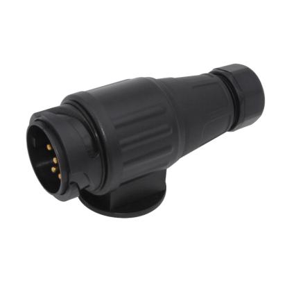 Fisa remorca auto BestAutoVest 12V 13 pini, carcasa PVC, manson cauciuc, tip Jager 1 buc AutoDrive ProParts