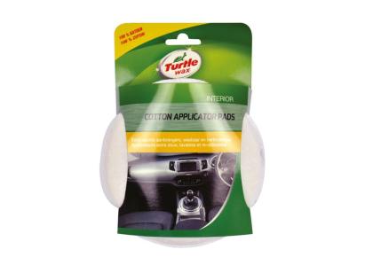 Pad aplicator Turtle Wax X711TD , din bumbac moale pentru curatarea si repararea elementelor din plastic si piel, set 2 bucati pt polisare si ceruire AutoDrive ProParts