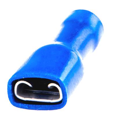Papuci electrici izolati, mama, albastru Plat, terminale pe cablu, 6,3x0,8mm, lungime 21,3 mm, crimpat, 1542, 10 buc. la blister Carpoint AutoDrive ProParts